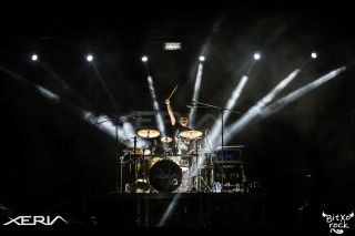 César Manjarrés baterista de Xeria en Toro Zamora