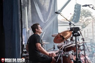 César Manjarrés de Xeria en el Bodega Rock en Valladolid